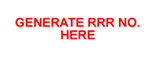 GENERATE RRR NO.